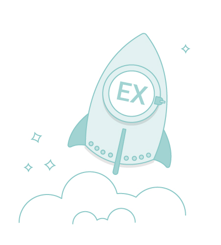 Employee Experience rocket taking off