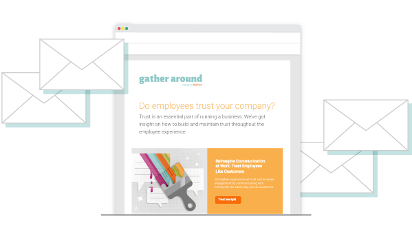 Bonfyre Gather Around newsletter preview
